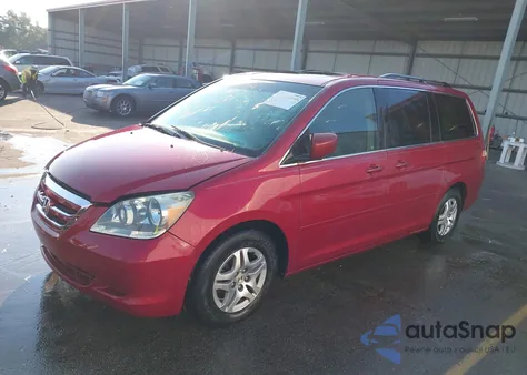 2006 Honda Odyssey Ex-L из США, поврежденный, VIN 5FNRL38766B066872